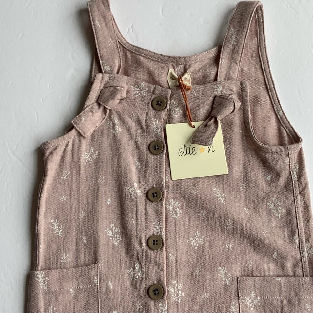 NWT Ettie + H Cadan overall in plum holly (12/18 Mo) - Picture 4 of 7
